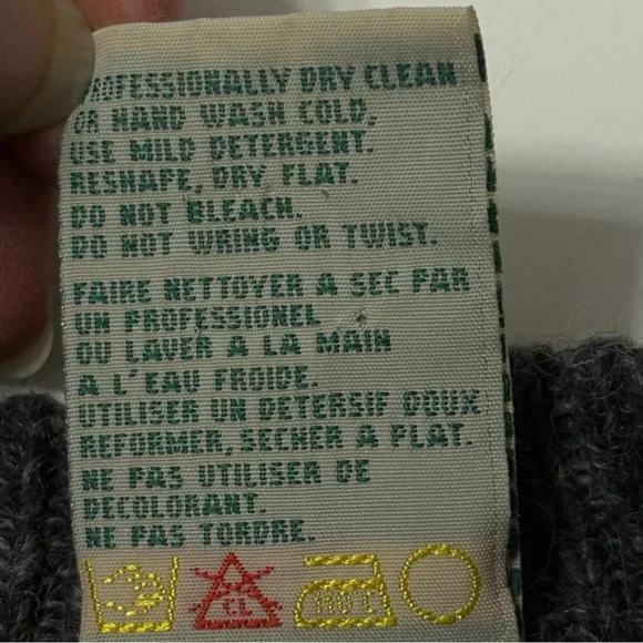 Northern Reflections Multi-Color Patterned Wool Blend Cardigan - Picture 6 of 6